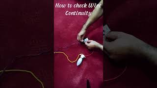 Mastering Wire Continuity Testing with Series Lamps  How to Test wire continuity with series Lamp [upl. by Aryad86]