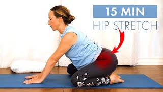 Say Goodbye to Stiff Hips Yoga Beginners Hip Stretches amp Openers  Yoga Workout w Tessa [upl. by Thagard]