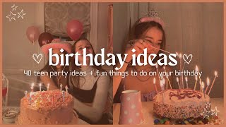 teen birthday ideas  33 party  activity ideas [upl. by Nitram]