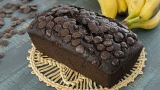 Moist Chocolate Banana Bread Recipe [upl. by Notecnirp358]