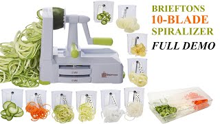 Spiralizing vegetables How to use a KitchenAid mixer spiralizer attachment and Starfrit spiralizer [upl. by Vachell]