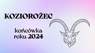 KOZIOROŻEC♑ Rozpracujesz brakujący element ✨ Końcówka roku 2024 ✨ Tarot ✨Horoskop [upl. by Sucy]