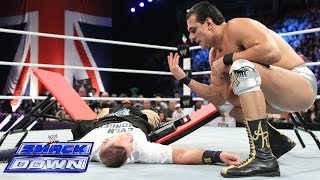 John Cena vs Alberto Del Rio  Arm Wresting Challenge SmackDown Nov 15 2013 [upl. by Niliac]