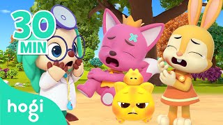 😭 Boo Boo Moments｜Ninimo is Sick  More｜Boo Boo Song for Kids｜Hogi Pinkfong [upl. by Aicilf986]