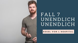 Grenzwert berechnen mit Regel von LHospital  Fall 7 Unendlich  Unendlich Beispielaufgabe [upl. by Ylra423]