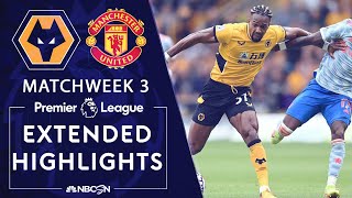 Wolves v Manchester United  PREMIER LEAGUE HIGHLIGHTS  8292021  NBC Sports [upl. by Dichy]