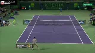 Novak Djokovic vs Lukas Rosol Masters Miami 2013 Highlights R2 HD [upl. by Arihaj100]