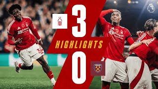 Ola Aina THUNDERBOLT 🤯  Forest 30 West Ham United  Premier League Highlights [upl. by Eeima117]