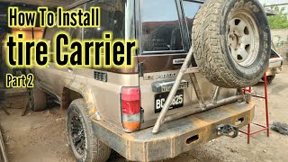 How To Install Tire Carrier [upl. by Aicilyt]