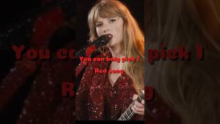 You can only pick 1 red song swiftie taylorswift redtv swiftie [upl. by Madeleine]