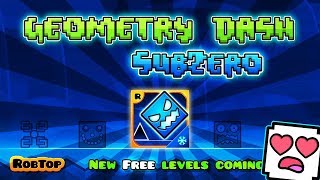 ¡NUEVO JUEGO DE ROBTOP GEOMETRY DASH SUBZERO  VRO [upl. by Renraw]