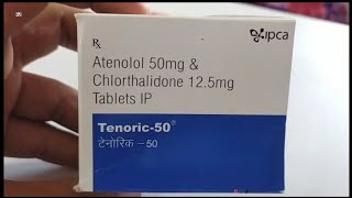 Tenoric50 Tablet  Atenolol amp Chlorthalidone Tablets  Tenoric 50mg Tablet Uses Side effect Benefit [upl. by Atsirt]