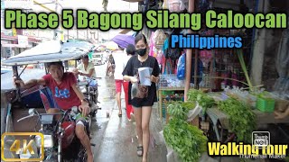 REAL LIFE SCENE in BAGONG SILANGWALKING AROUND BAGONG SILANG PHASE 5 CALOOCAN CITY PHILIPPINES4K [upl. by Christianson]