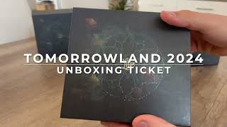 TOMORROWLAND 2024  UNBOXING TICKETS [upl. by Kiele173]