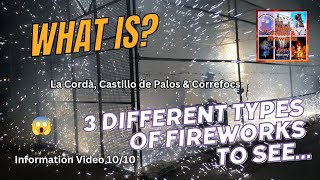 Fallas Information Video 1010 What is these 3 types of firework displays Full Narrative [upl. by Arlyne]