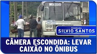 Câmera Escondida Levar Caixão no Ônibus [upl. by Belloir]