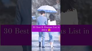 30 Best Kdrama List In 2024 kdrama chinesedrama shortvideo shorts beboexplain withdrama [upl. by Anerehs]