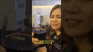 JAL Business Class Review ✈️ 🔴 japanairlines businessclass luxury comfort privacy shorts [upl. by Halas]