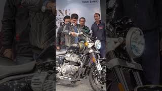 Taking Delivery of RoyalEnfield Super Meteor 650 RoyalEnfield supermeteor meteor650 [upl. by Anelehs]