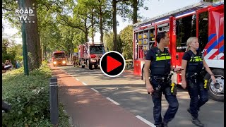 Brand in woonboerderij Maartensdijk 08 09 2023 [upl. by Mctyre]