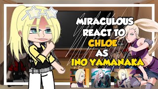 •• MLB REACT TO CHLOE AS INO YAMANAKA •• 🌻💛 11 🇧🇷🇺🇲 [upl. by Talich]