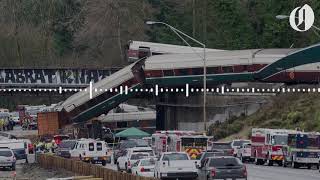 “We got cars everywhere and down onto the highway” Dispatch audio from Amtrak train derailment [upl. by Falito]