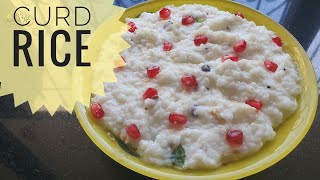 Tasty Curd Rice Recipe [upl. by Eeclehc746]