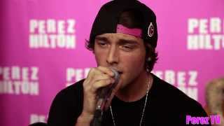 Emblem3  quot3000 Milesquot Acoustic Perez Hilton Performance [upl. by Aderf264]