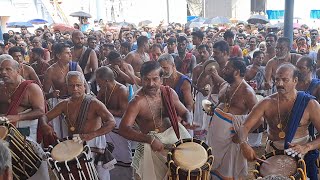 Panchari Melam  Thripunithura Ulsavam  Peruvanam Satheesan Marar  Sree Poornathrayeesa Temple [upl. by Dion]