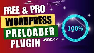 Free WordPress Preloader Plugin  How To Add Preloader In WordPress [upl. by Tomasine769]