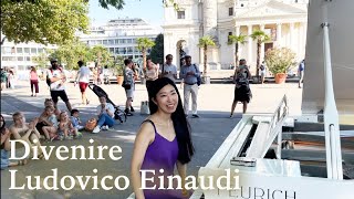 Ludovico Einaudi  Divenire The Best part after 200 😉  Street Piano  Piano Cover  YUKI PIANO [upl. by Sibylle636]