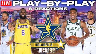 NBA AllStar Game 2024  Live PlayByPlay amp Reactions [upl. by Liebowitz]