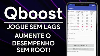 QBoost  JOGUE SEM LAGS e MELHORE a PERFORMANCE do seu Android SEM ROOT [upl. by Amy]