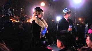 Ponco de Anda y Aracely Arambula New Years Eve 2012 at Disneyland [upl. by Easter]