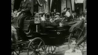 Peace Envoys arrive in New Jersey for Treaty of Portsmouth 1900s  Archive Film 1065498 [upl. by Moise]