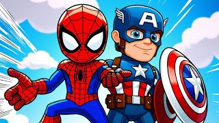 SpiderMan Kids  Funny Cartoon Moments All Characters🕷️🤣🕸️👨‍👩‍👦‍👦 [upl. by Enilrad]