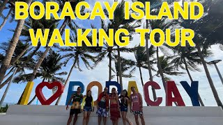 BORACAY ISLAND WALKING TOUR 2024  THE BEST WHITE BEACH IN THE PHILIPPINES [upl. by Petromilli]