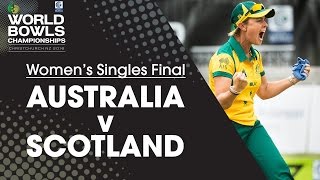 Women’s Singles Final  Australia v Scotland [upl. by Dosh]