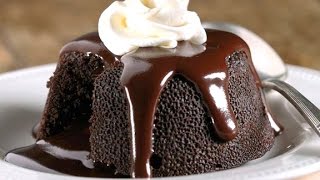 How to make No bake Chocolate Molten Lava Cake in 3 min [upl. by Nevlin537]