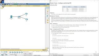 10214 Packet Tracer  Configure and Verify NTP [upl. by Chauncey99]