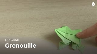 Faire une Grenouille en papier  Origami [upl. by Nomsed]