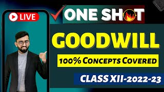 Goodwill Class 12 One Shot Revision  Partnership Accounts  Class 12 Accounts One Shot [upl. by Par639]