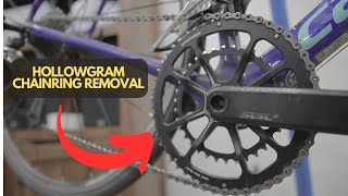 HOW TO Cannondale Hollowgram Chainring Removal amp Installation  Complete Tutorial [upl. by Adnerad]