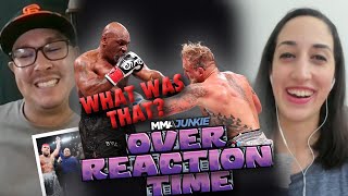 Jake Paul vs Mike Tyson WHAT THE HELL WAS THAT  Overreaction Time clip [upl. by Dong]