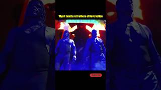 Wyatt Family Challenge to Brothers of destruction shorts wwe undertaker kane wwefights [upl. by Mitman]