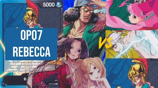 OP07 UB Rebecca RANKED Sim Games VS Perona Enel Rebecca [upl. by Ashil]