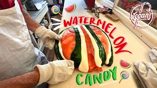 Watermelon Ribbon Candies Trust the Process 🍉🍉🍉  Logans Candies [upl. by Maud]