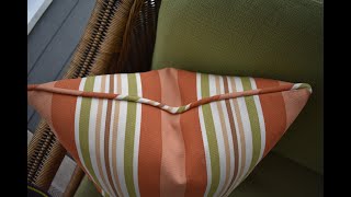 How to Sew Apply and Join Welt on a Pillow [upl. by Rugg]