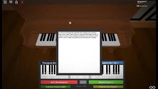 Canon in D ROBLOX Piano sheets [upl. by Tsew654]