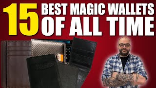 The 15 Best Magic Wallets Of All Time  Counting Down The Best Magic Wallets Ever Made [upl. by Anahoj695]